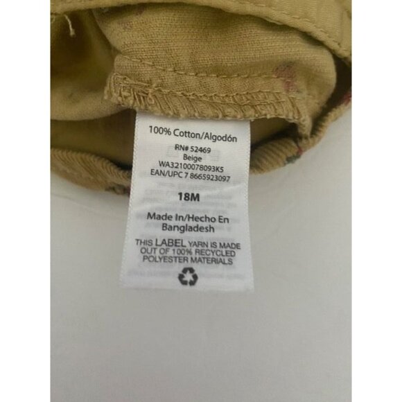 Infant Corduroy Floral  Dress 18M Adjustable Straps  Pockets - Picture 7 of 7